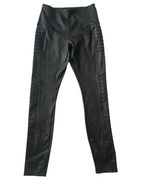 Modern Balance Black Moto Faux Leather Leggings Size Small